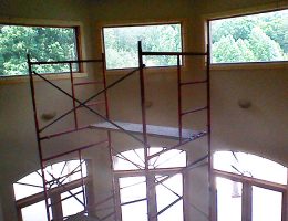 We can install window film just about anywhere there's a window! Best Solar Control window film installed on hard-to-reach windows